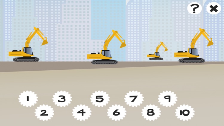 A Construction Site Counting Game for Children: Learning to count with the builder screenshot-4