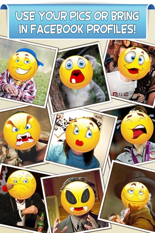 Smiley Face Photo Booth - Funny Emoticon Picture Stickers & Awesome Emoji screenshot 2