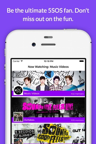 Fan Club - 5SOS Live Chat, Music, Videos App screenshot 3