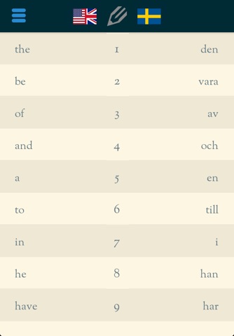 Easy Learning Swedish - Translate & Learn - 60+ Languages, Quiz, frequent words lists, vocabulary screenshot 2