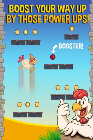 A Jumping Chicken Raid -- Fred the Invader flying chick screenshot 4