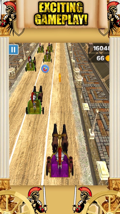 3D Roman Chariot Racing Adventure Game and Impossible Gladiator Challenge FREE
