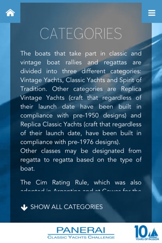Panerai Guide to Classic Yachts iPhone Version screenshot 2