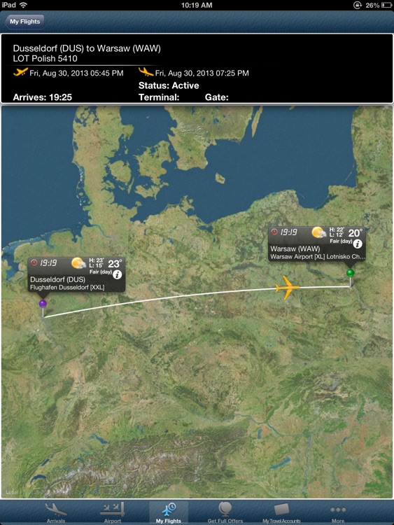 Warsaw Chopin Airport + Flight Tracker HD WAW Wizz