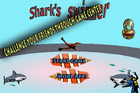 Flappy Shark Swimmer - Free screenshot 2