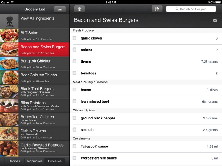 Weber’s On the Grill™ for iPad screenshot-3