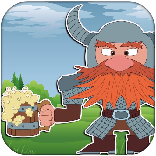 Crazy Cute Vikings - A Tiny Northern Warrior Jumping Game Icon