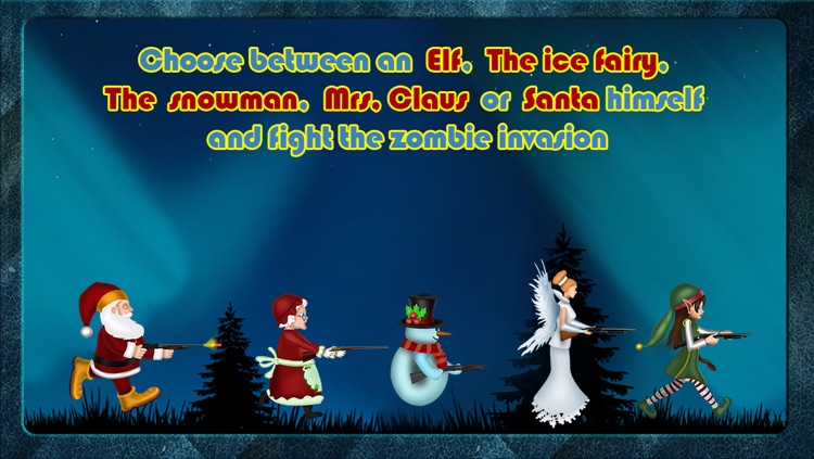 Santa Claus with a Shotgun : The Horror Christmas Story of Winter Zombie Reindeer & Elf - Gold Edition screenshot-3