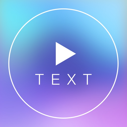 Text on Video Square FREE - Create Outstanding Videos Texts Designs for Instagram with Custom Font Beautiful caption Insert Quote or Any Phrase with Color on Your Video Vid and Background Music Icon