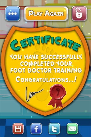 little Foot doctor specialist free kids games screenshot 4