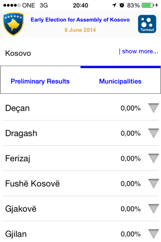 Early Election for Assembly of Kosovo screenshot 3