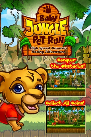 Baby Jungle Pet Run screenshot 4