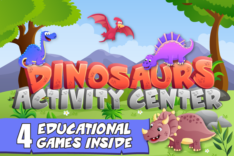 dinosaurs activity center paint & play free - all in one