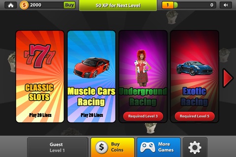 Exotic Rides Underground Slots: Jackpot with Beautiful Girls screenshot 2