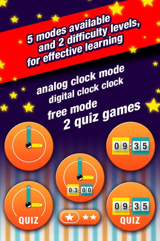 Telling Time for Kids - Game to Learn to Tell Time easilyのおすすめ画像2