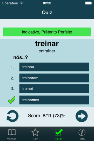Portuguese Verbs + screenshot 4