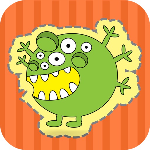 Match 3 Doodle Monsters and Zombies Mega Jumping Games For Kids icon