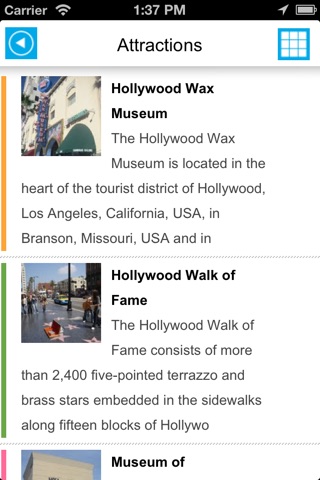 Los Angeles, Hollywood offline map, guide & hotels screenshot 3