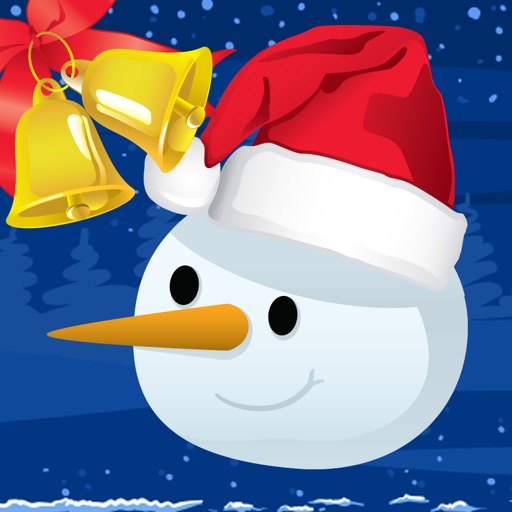 White Christmas snowball Icon