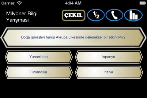 Milyoner Bilgi Yarışması screenshot 2