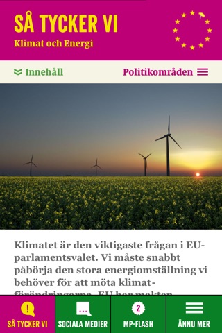 Miljöpartiet screenshot 3