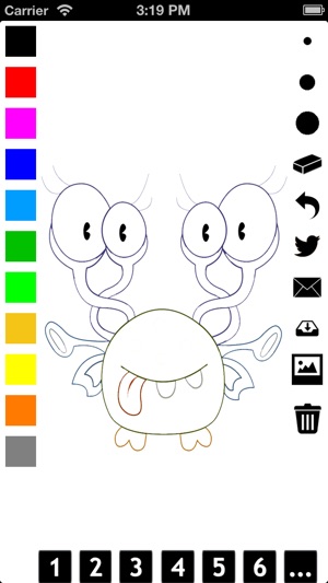 Monsters Coloring Book for Children: Learn to color and draw(圖3)-速報App