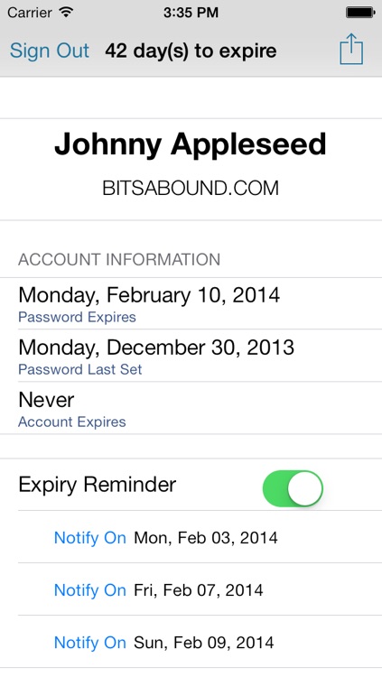 Windows Domain Password Change And Reminder
