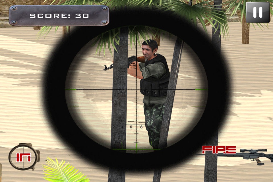 Army Sniper Desert War Hero Free screenshot 2