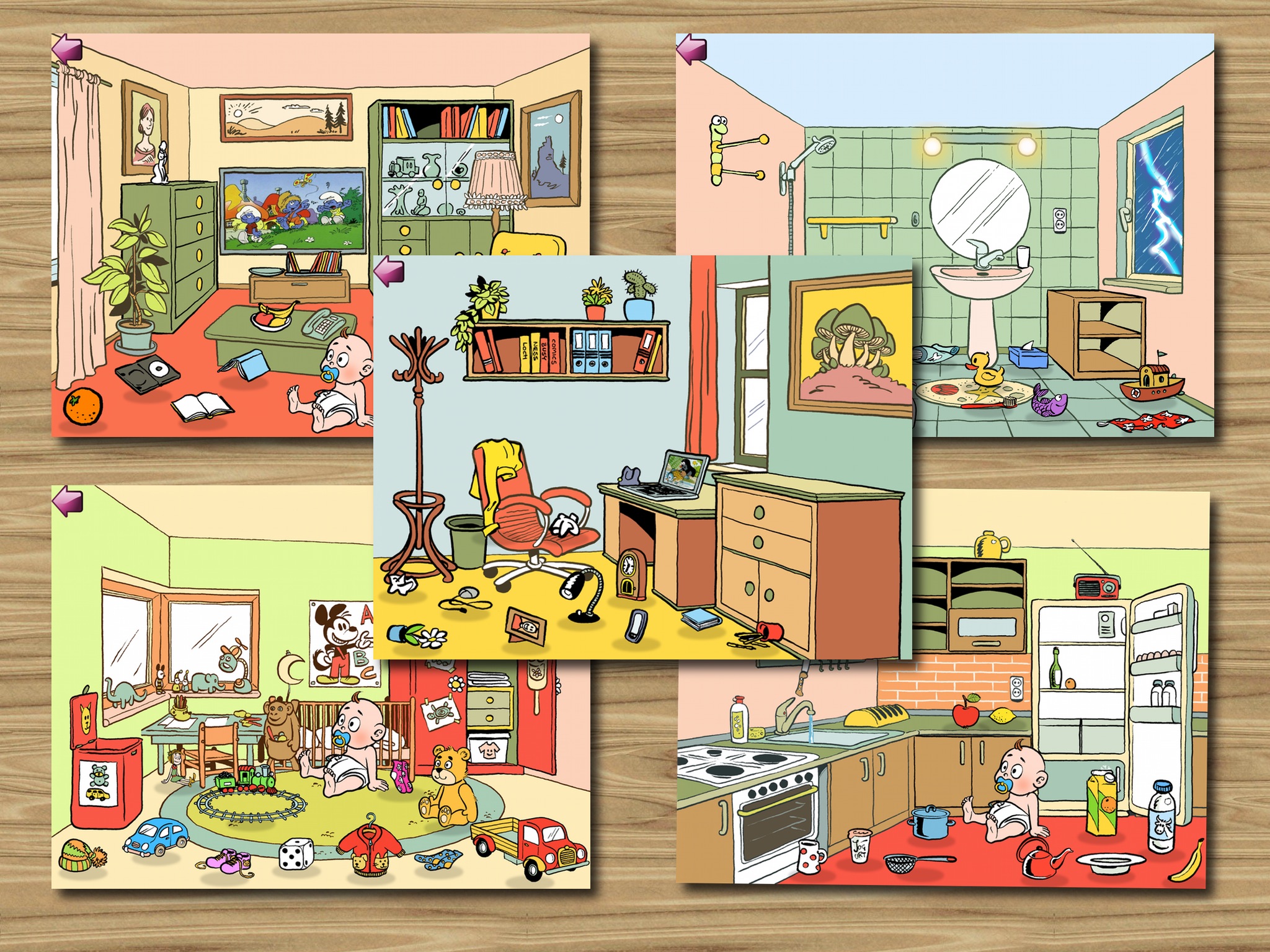 Pedro limpia la casa - un juego para niño pequeňos - español screenshot 2