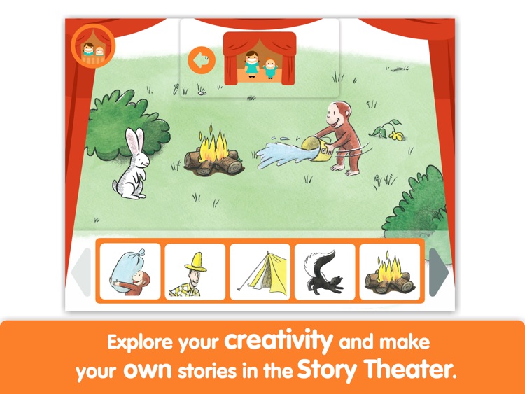 Curious George Goes Camping by i Read With screenshot-3