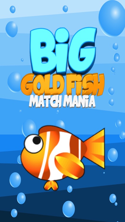 A Big Gold Fish Match 3 Mania Game – Big Action Puzzle Fun in the Sea!