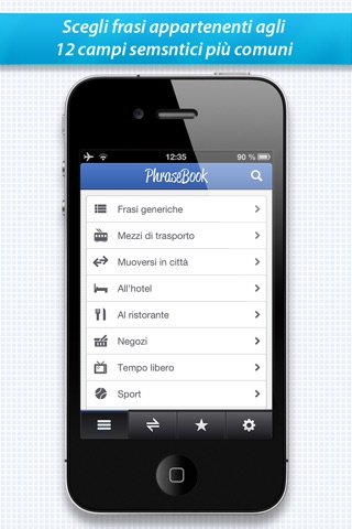 Lingvo PhraseBooks : Spanish, German, Italian, French, English and Russian phrasebook screenshot 4