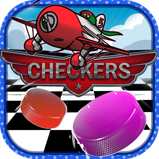 Checkers Boards Puzzle Pro - “ Planes Cartoon Games with Friends Edition ”