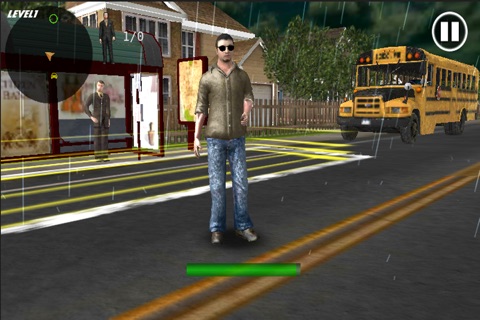 Crazy School Bus Driver 3D Plus screenshot 2