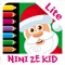 Color Christmas Lite - Coloring exercises for kids