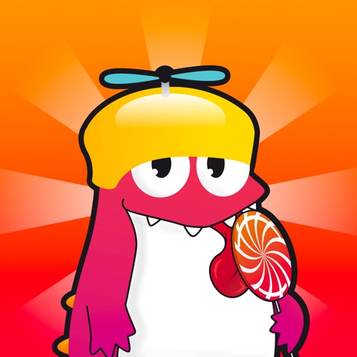A Cute Monster Flying Adventure 'Pop the Bubble Candy'