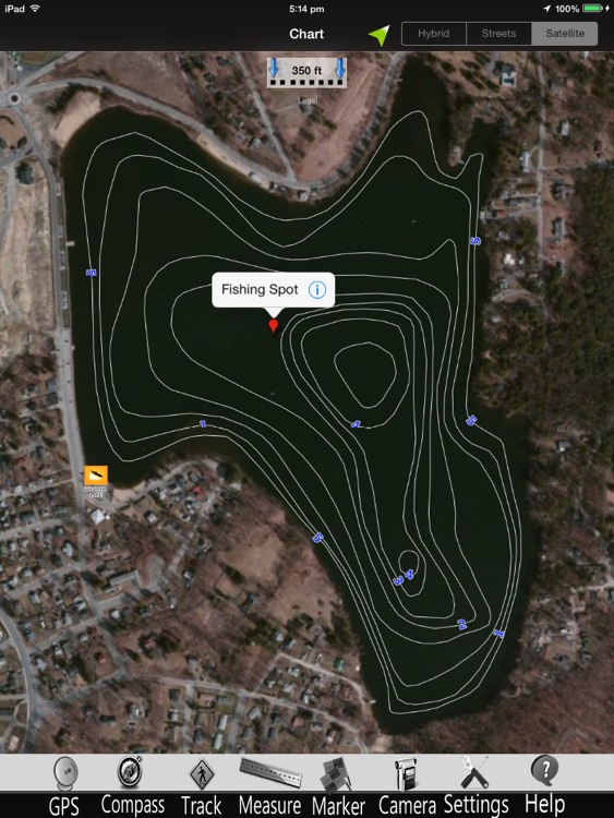 Massachusetts Lakes Charts Pro