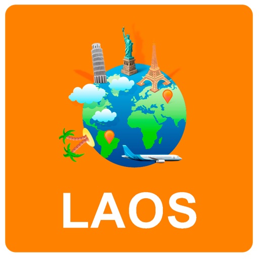 Laos Off Vector Map - Vector World