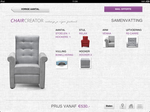 Chaircreator.nl screenshot 4
