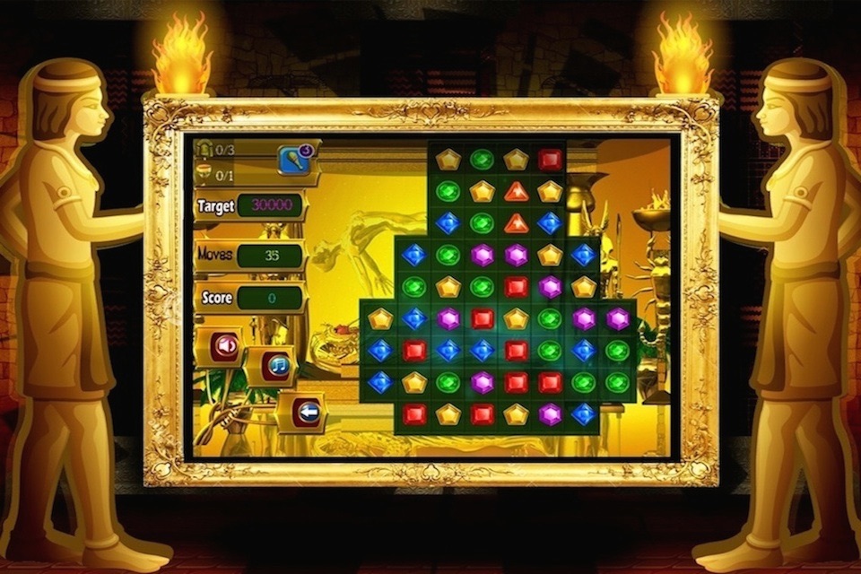 5 Matching Diamond Puzzle Quest screenshot 2
