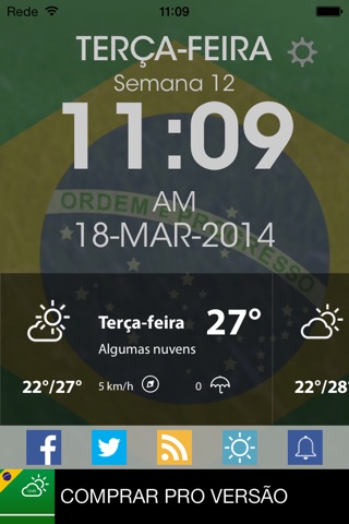 Brasil Clock screenshot 4