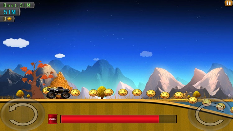 4X4 Monster Truck ( 2D Racing Stunts Game )