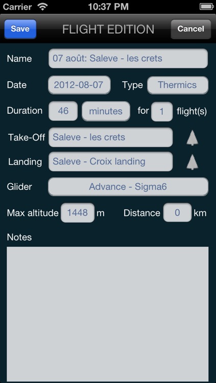 FreeFlight AirLog screenshot-3