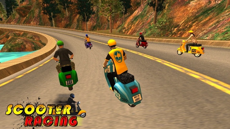 Scooter Racing ( 3D Bike Racing Games ) screenshot-3