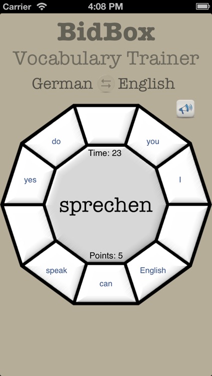 Vocabulary Trainer: English - German