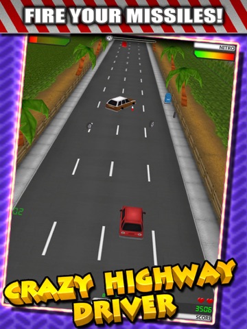 Скриншот из Crazy Highway Nitro Car Chase Driver - Endless Road Racing Adrenaline Game