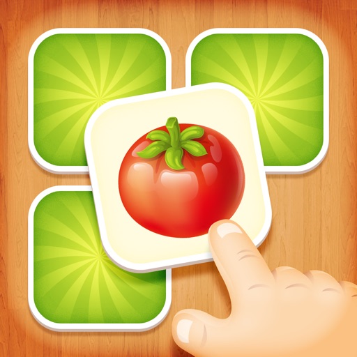 Veggie Matches — cards for training brain and learning words for toddlers icon