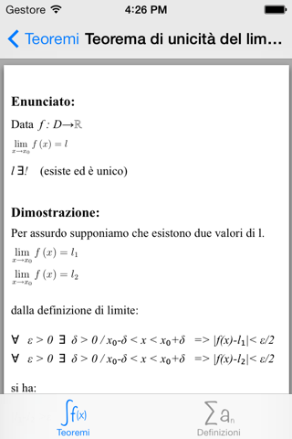 Analisi Matematica screenshot 2