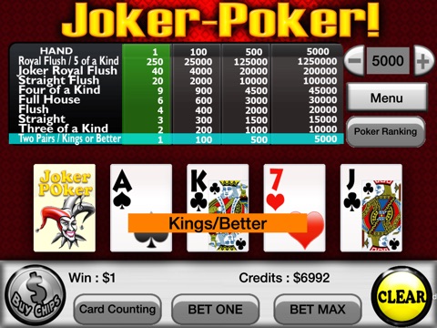 free joker poker app