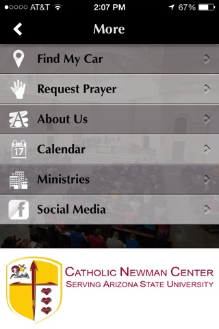 ASU Catholic Newman Center screenshot 3